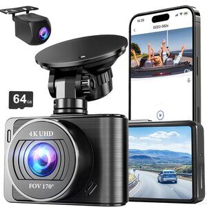 Dash Camera, 4K/1080p Dash Camera Front and Rear